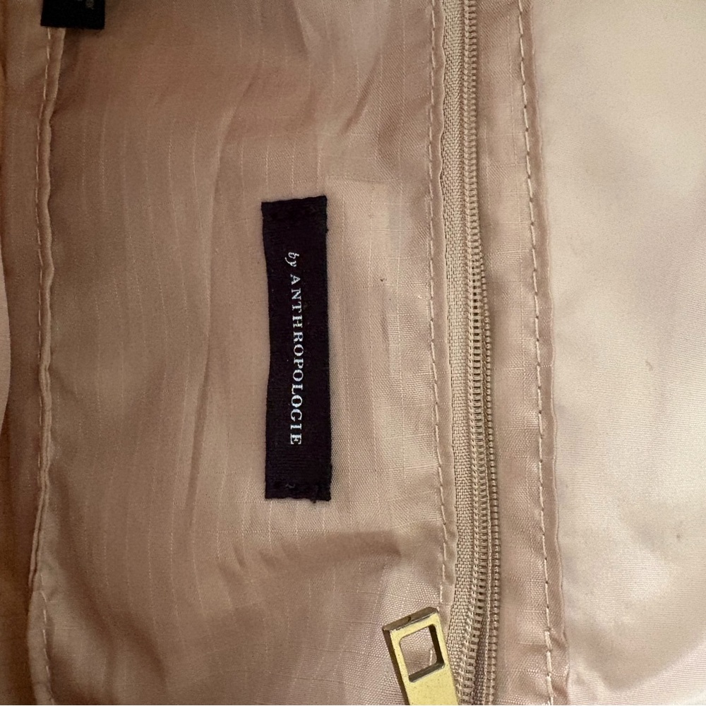 The Lark Puffy Woven Crossbody Bag light weight Sand Cream color - Picture 6 of 13